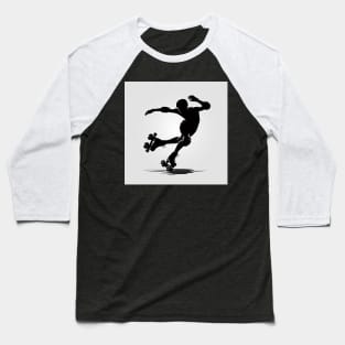 Roller Skating Baseball T-Shirt